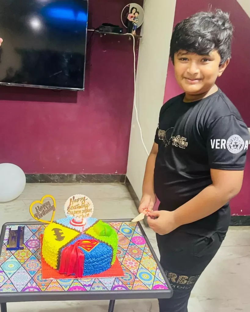 actrees mahalakshmi son birthday
