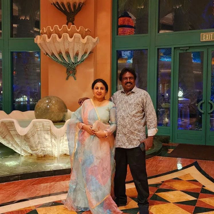 singer pushpavanam kuppusamy pongal celebration with his son in law in dubai photos goes viral